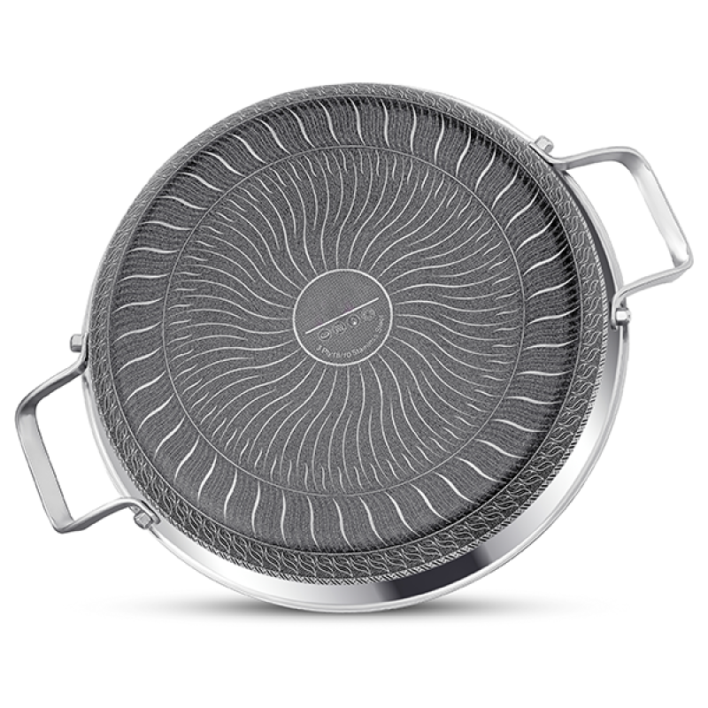 Stainless Steel Paella Pan - 32cm