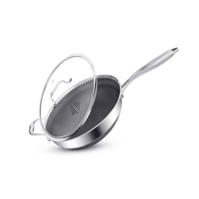 Stainless Steel Wok - 28cm/ 4L