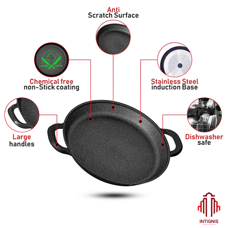 Paella Pan with Lid - 40 cm