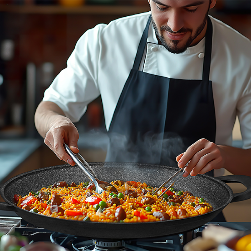 Paella Pan with Lid - 40 cm