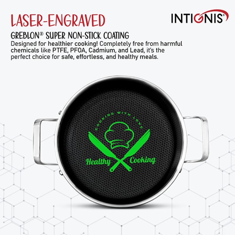 Stainless Steel Casserole - 24cm/ 5L