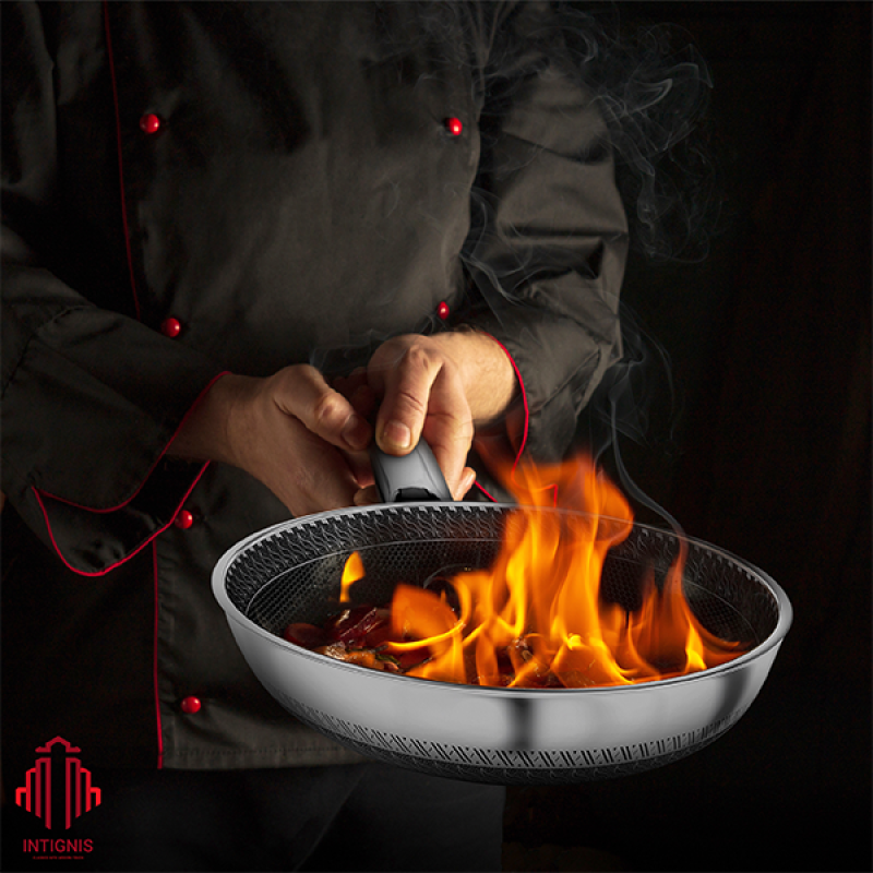 Stainless Steel Frying Pan & Casserole Set