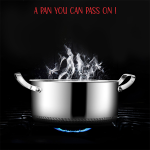 Stainless Steel Casserole - 24cm/ 5L