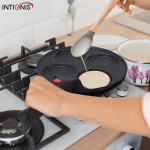 Mini 4 Mould Pancake Pan Smart Handle