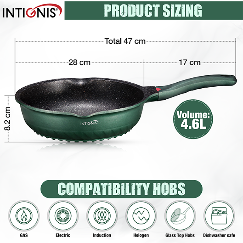 Frying Pan with Lid - 28 cm/4.5L